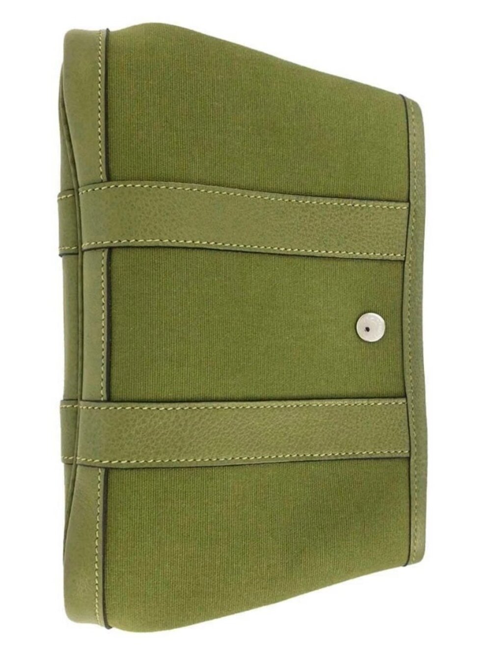 Hermes Anis Green Toile Officier